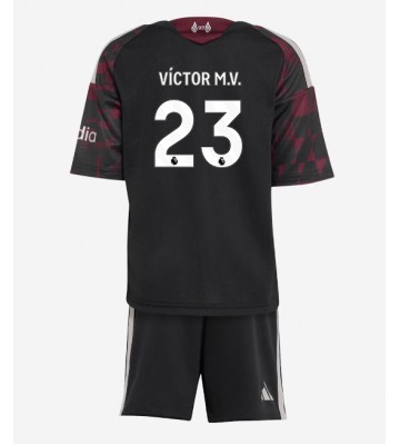 Liverpool Victor Munoz #23 Tredjetrøje Børn 2026-27 Kortærmet (+ Korte bukser)